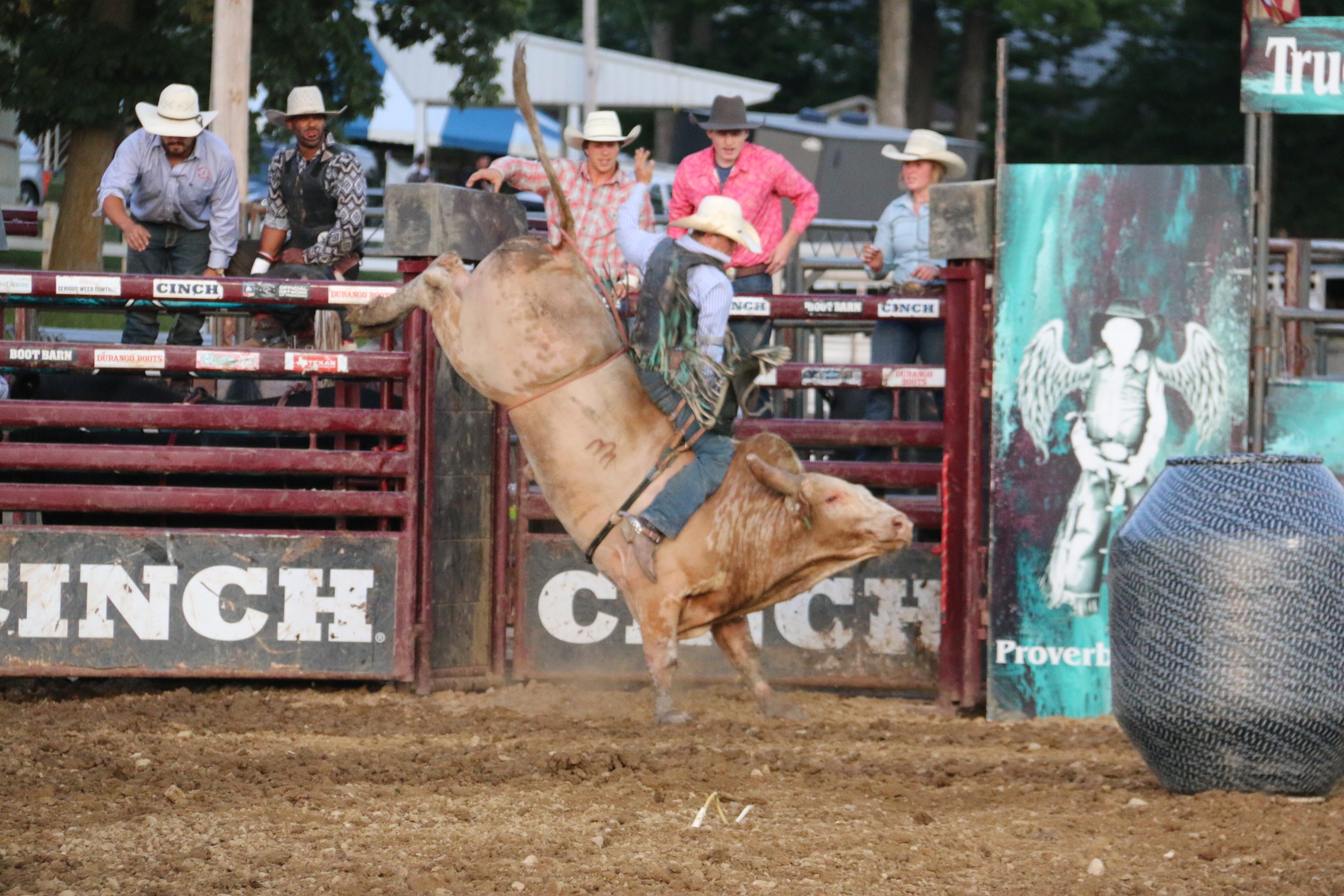 Bull rider has a tough gig on the rodeo circuit, with a stop at