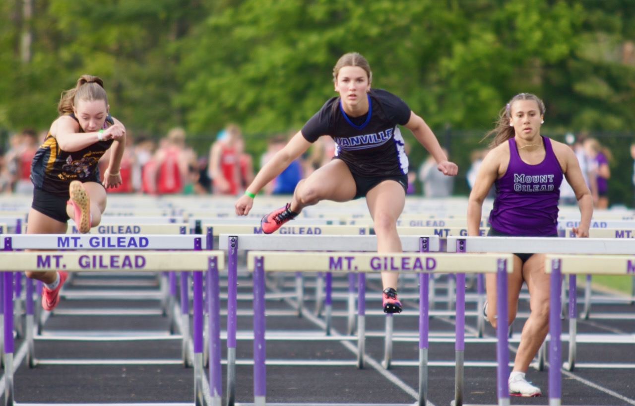 Danville's Hackman wins 4 events at KMAC Track & Field Championships