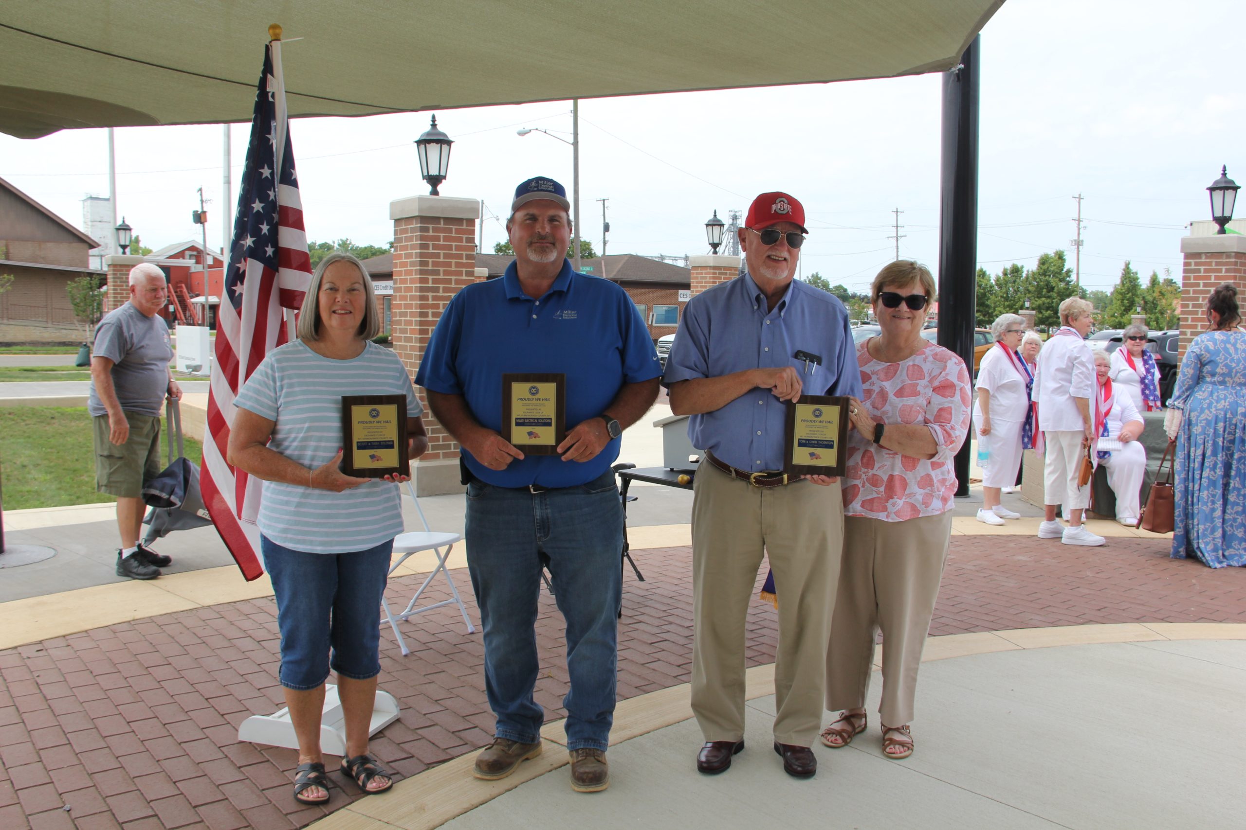 Exchange Club recognizes residents, business for patriotic flag displays